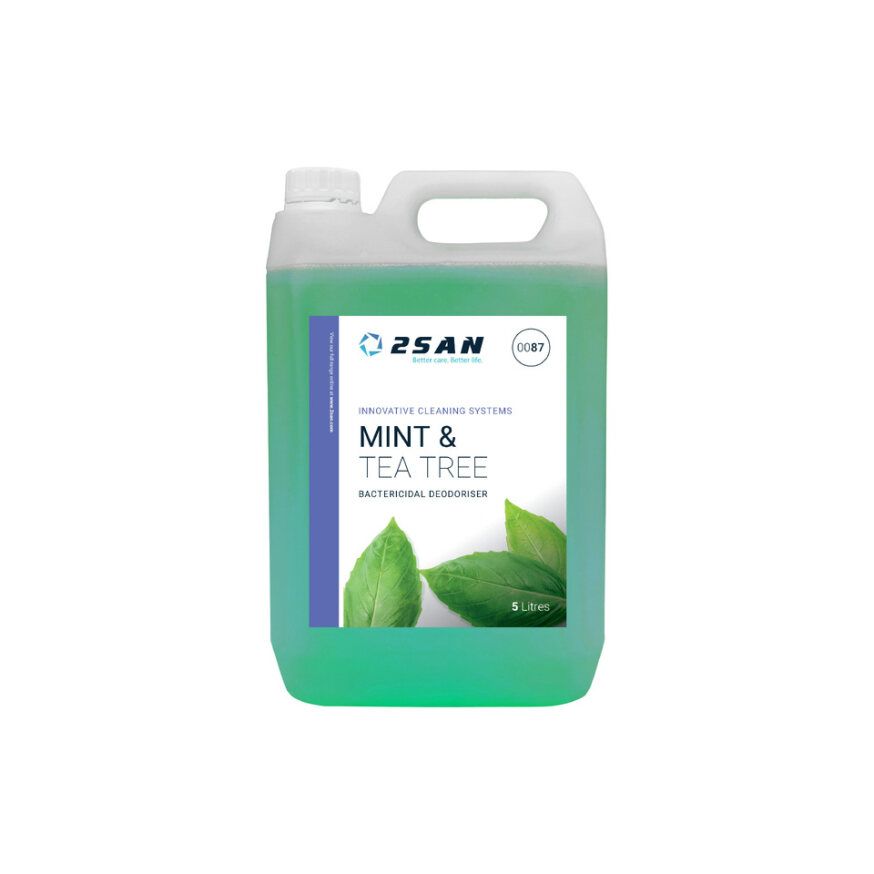 2SAN Mint & Tea Tree Bactericidal Deodoriser 5L 0087