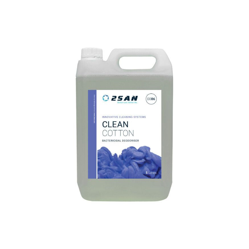 2SAN Clean Cotton Bactericidal Deodoriser 5L 0086