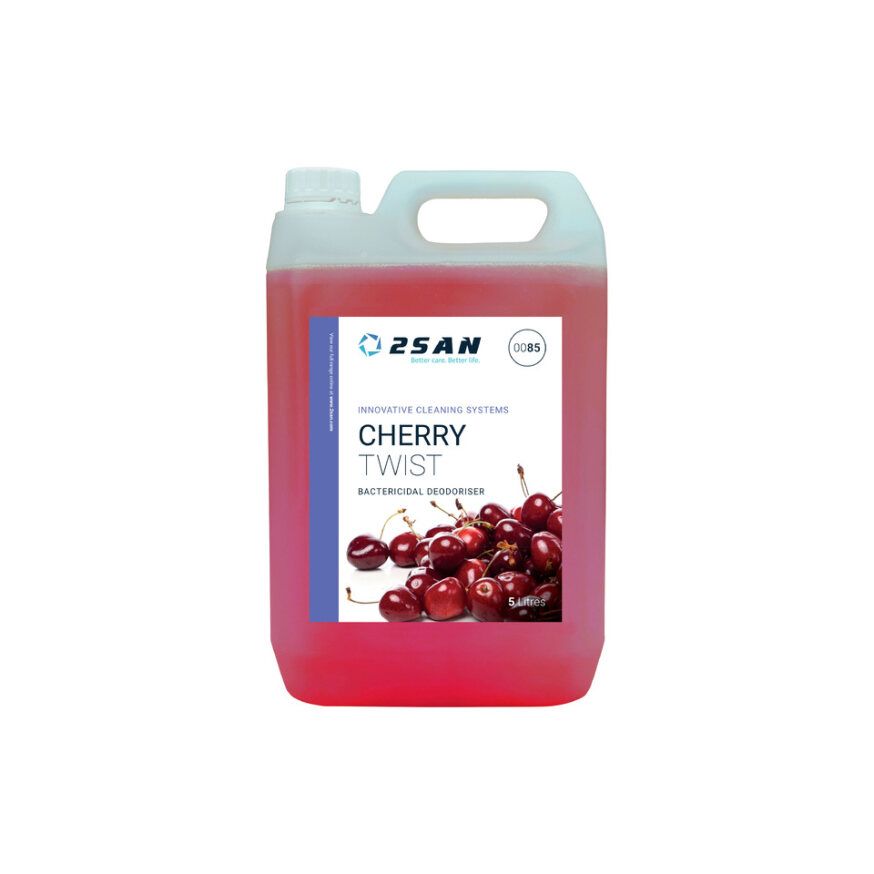 2SAN Cherry Twist Bactericidal Deodoriser 5L 0085 x2