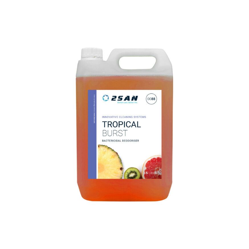 2SAN Tropical Burst Bactericidal Deodoriser 5L 0088