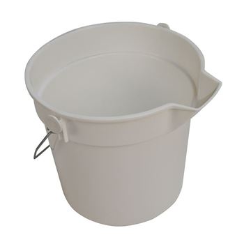 NIMBUS | Prochem CN3503W White 10 litre Bucket With Handle Lip And Volume Markings | Accessories, Carpet Accessories, Popular Accessories, Type_Accessories, | Popular Accessories