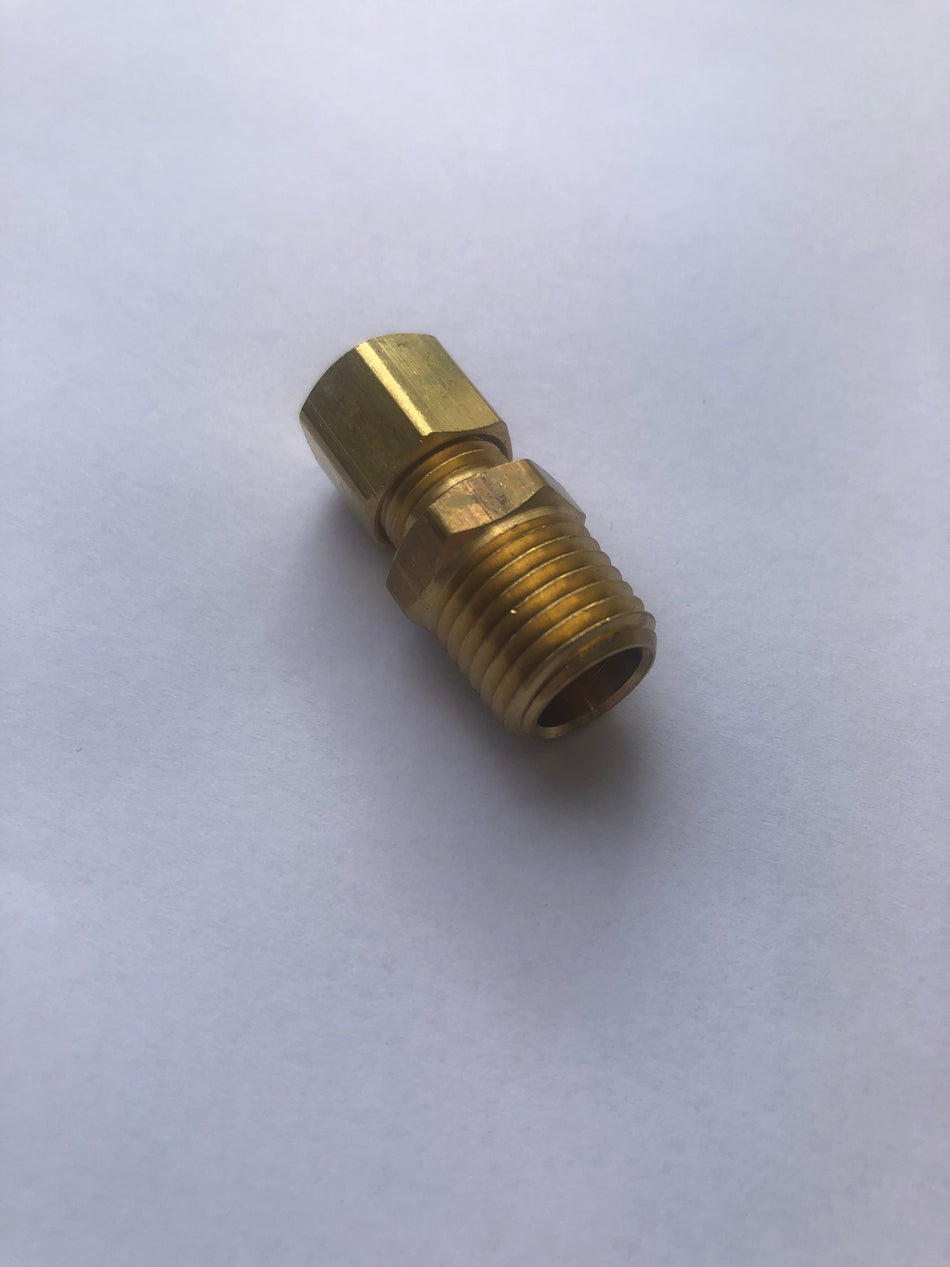 E13684 1/4 x 1/4 Comp Mip brass