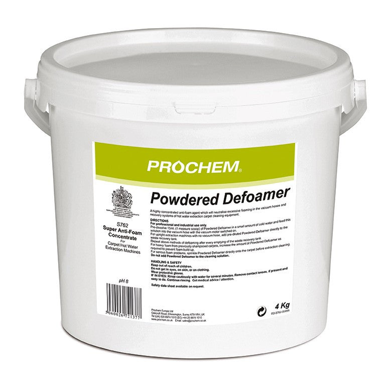 NIMBUS | Prochem S762-02 Powdered Defoamer 4kg | Chemicals, Defoamer, Multibuy, Problem Solvers, Problem Solvers & Additives, Prochem, prochem chemicals, Prochem Powders, | Prochem