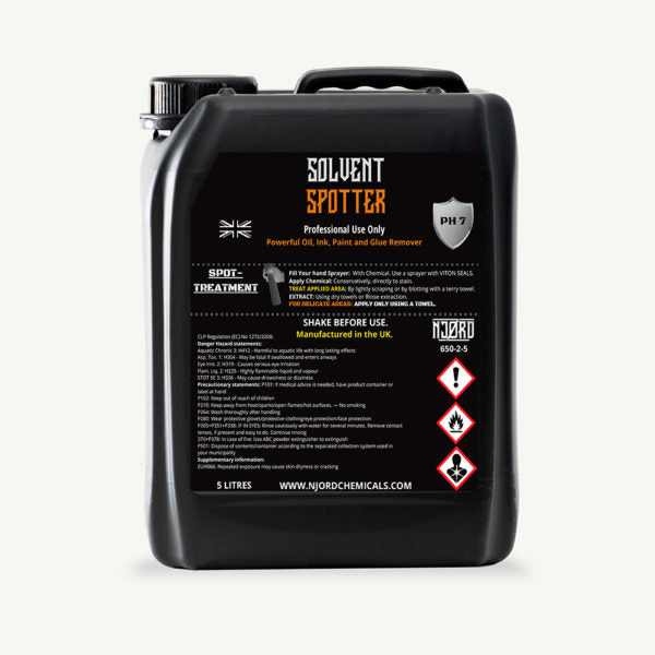 NJORD Solvent Spotter - Supercharged Oil Based Stain Remover