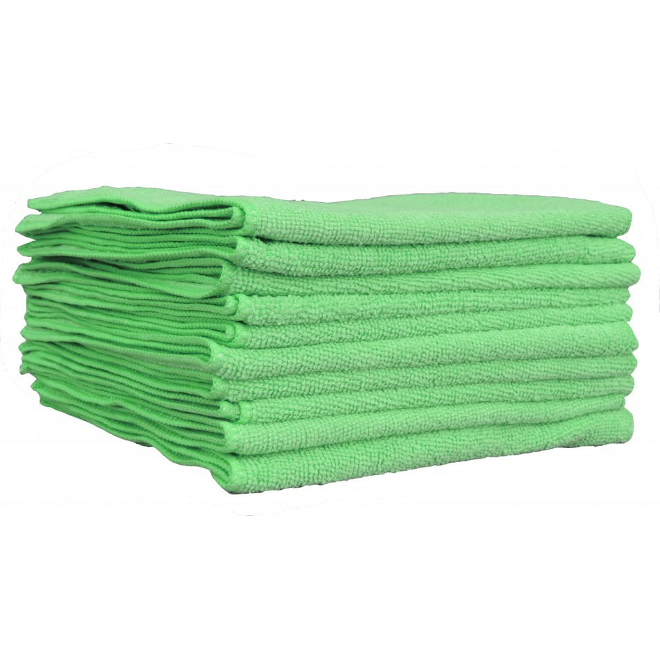 2SAN(Craftex) Janitorial Supplies- Green Microfibre Cloth